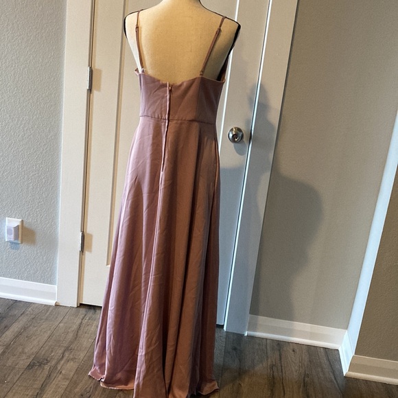 David’s Bridal DB studio Pale Pink Bridesmaid Dress - Picture 2 of 4